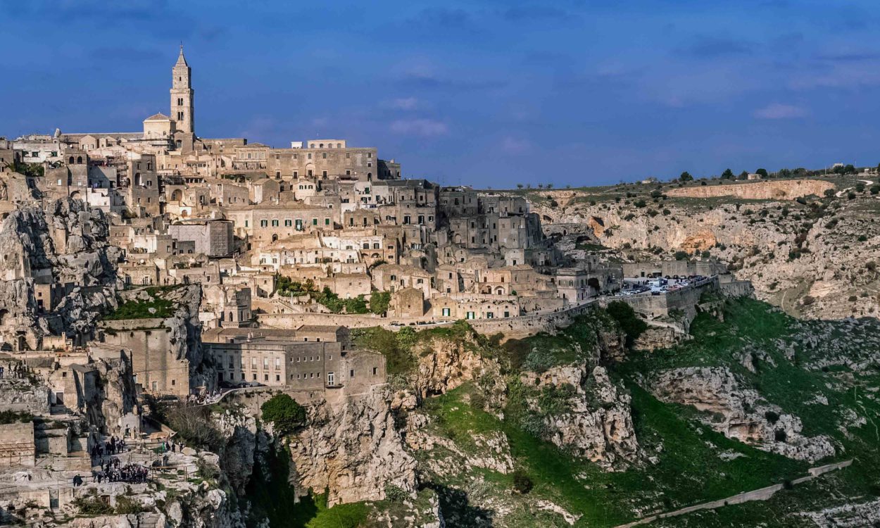 Matera it is located in Basilicata region between the Altamura village, where you can eat the best bread and the Palazzo Margherita, Francis Ford Coppola's exclusive resort.